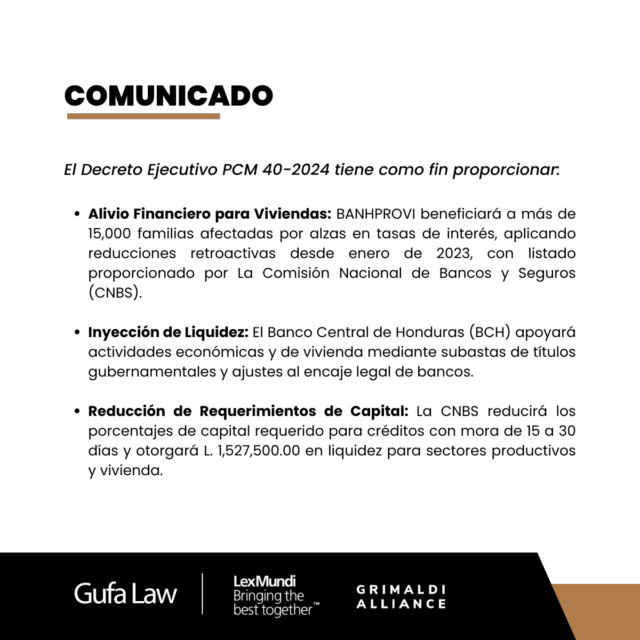 Comunicado Decreto Ejecutivo PCM 40-2024